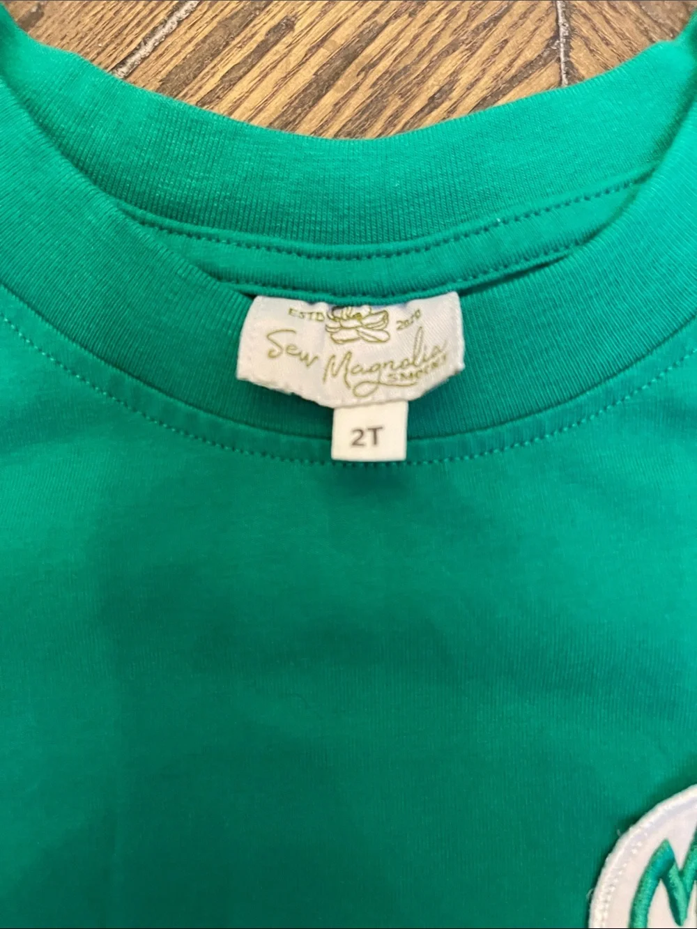 Sew Magnolia Smocks Green Golf Tee and Yellow Shorts Set  Monogrammed with MAC
